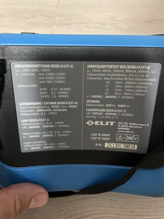 Vand aparat de masurare Euromaster E2 de la elite!!