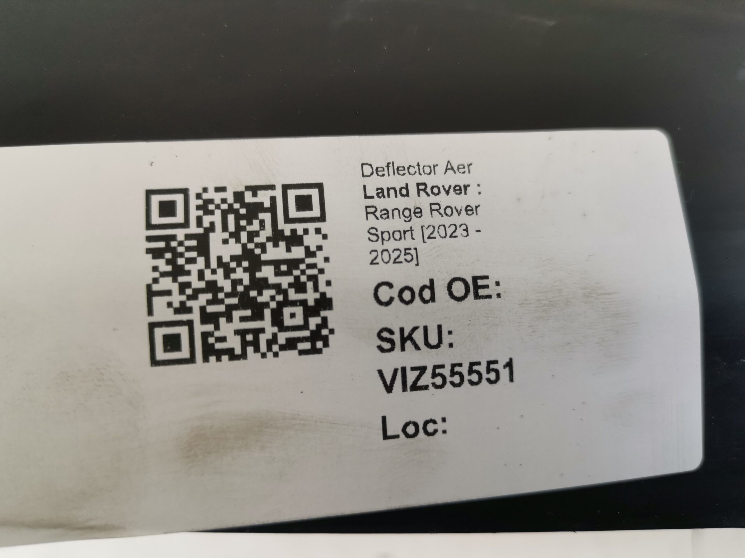 Въздушен дефлектор Ленд Роувър / Land Rover Рейндж Роувър Спорт / Rang