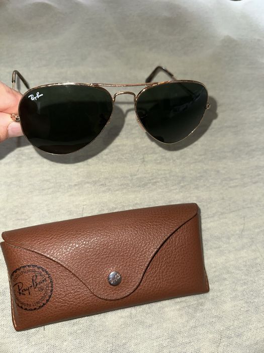 rayban aviator gold