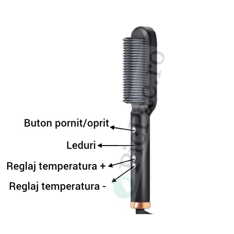 Pieptan electric pentru indreptat parul