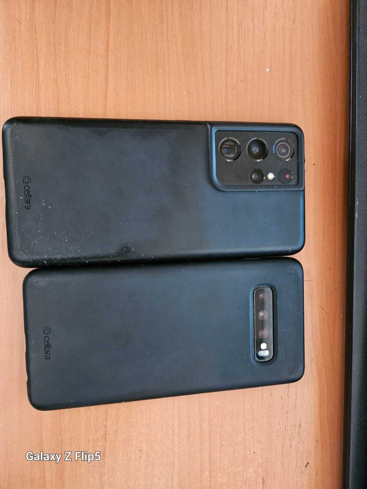 vând telefoane Samsung Galaxy S 10+ și S 21 Ultra.