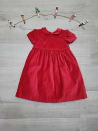 Rochiță vintage  roșie, Brums 18-24 luni, 1.5-2 ani