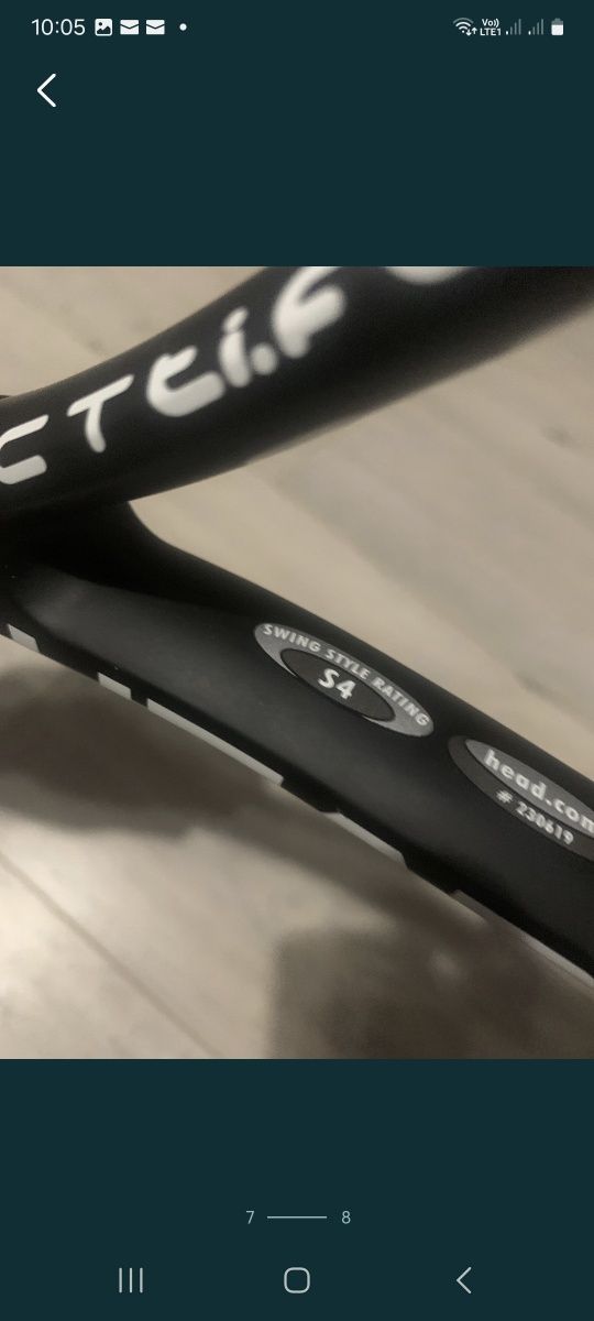 Racheta tenis originala  Head Nano Titanium și husa