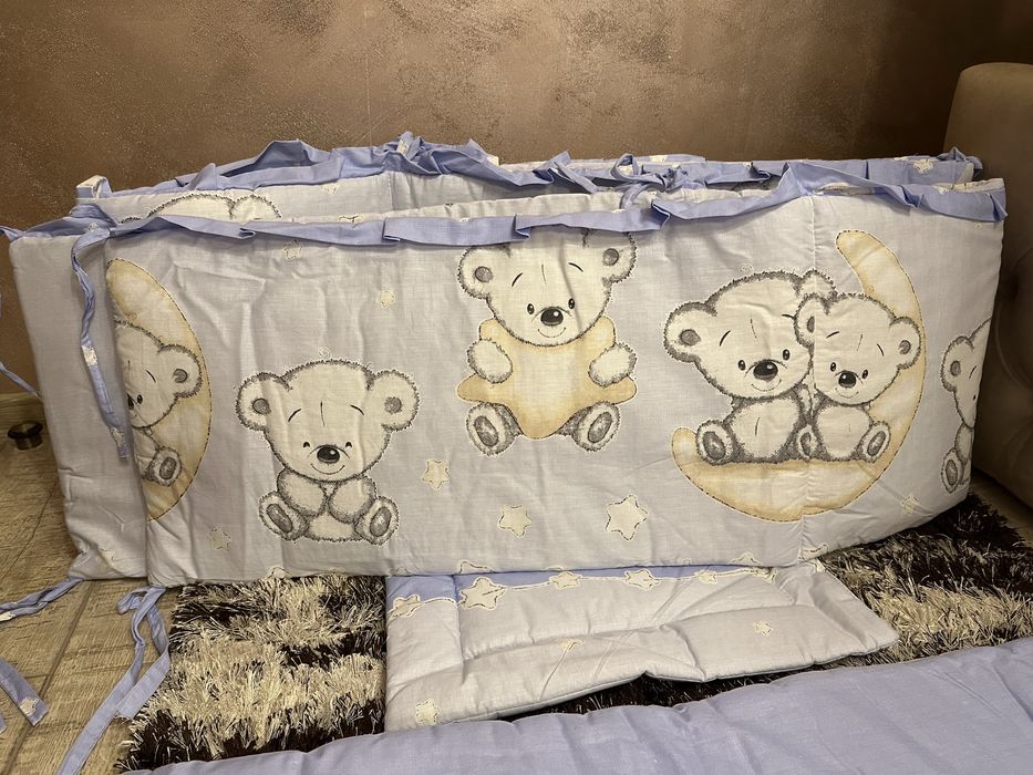 Lenjerie MyKids Bear On Moon Blue