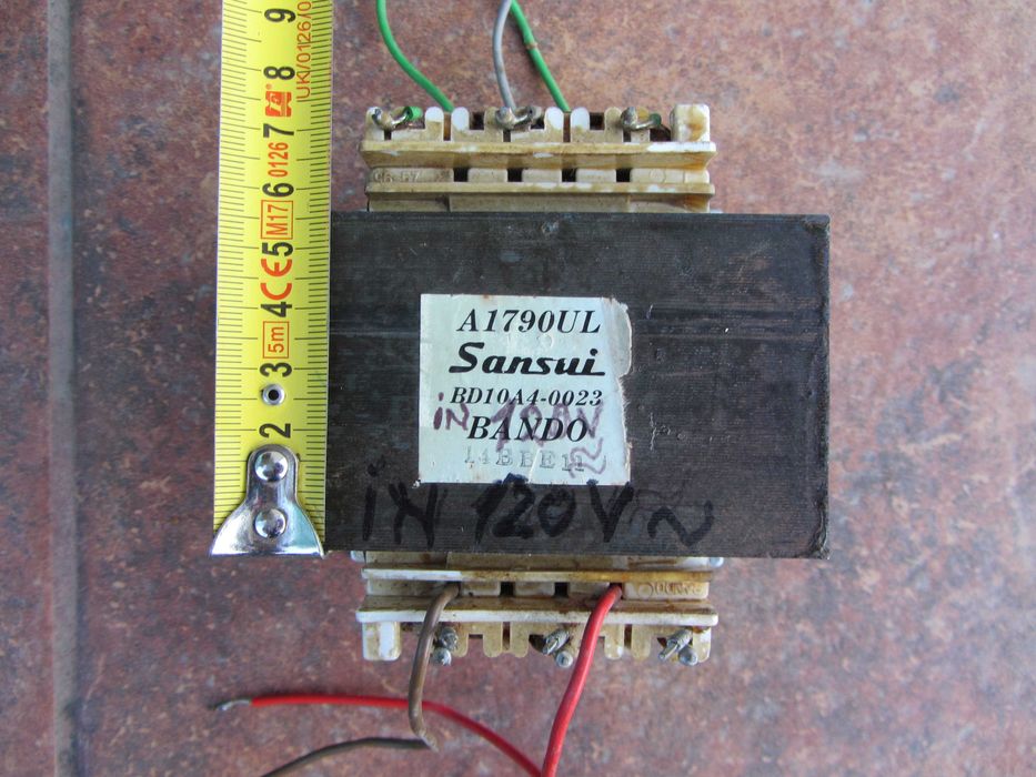Transformator 110v Sansui 450w 2x37v,2x13v statie putere