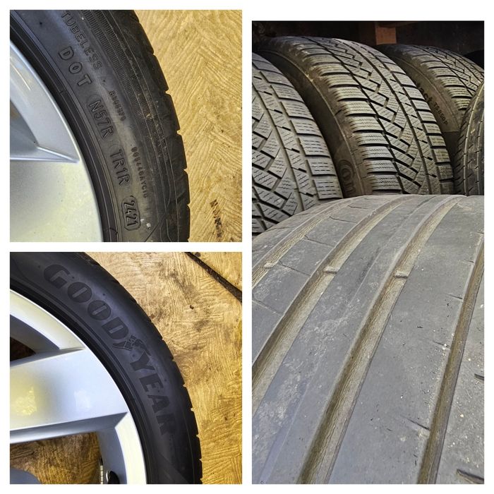 Jante aliaj 17" Volkswagen/Skoda Octavia/Seat cu anvelope 225/45/17