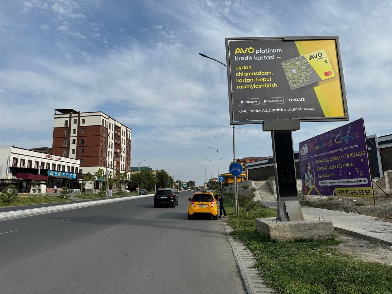 Samarqanda led ekran, bilbo'rdl, avto'buslarda reklama