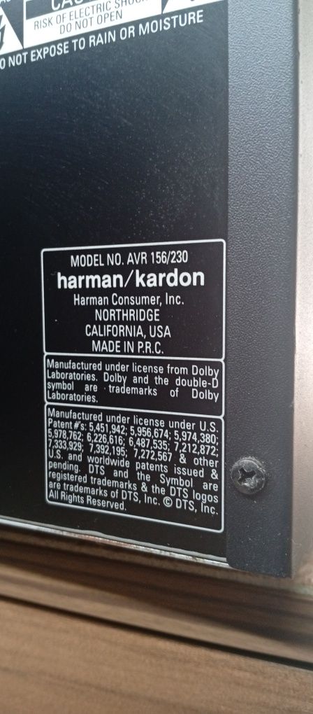5.1 канален ресивър HARMAN KARDON avr-156/230