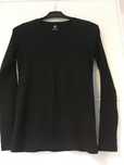 tricou negru cu manaca lunga, HM