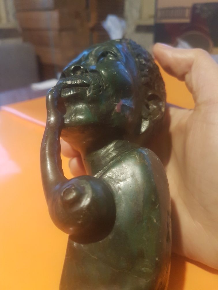 Нефрит уникална Мадагаскар статуетка фигурка бюст