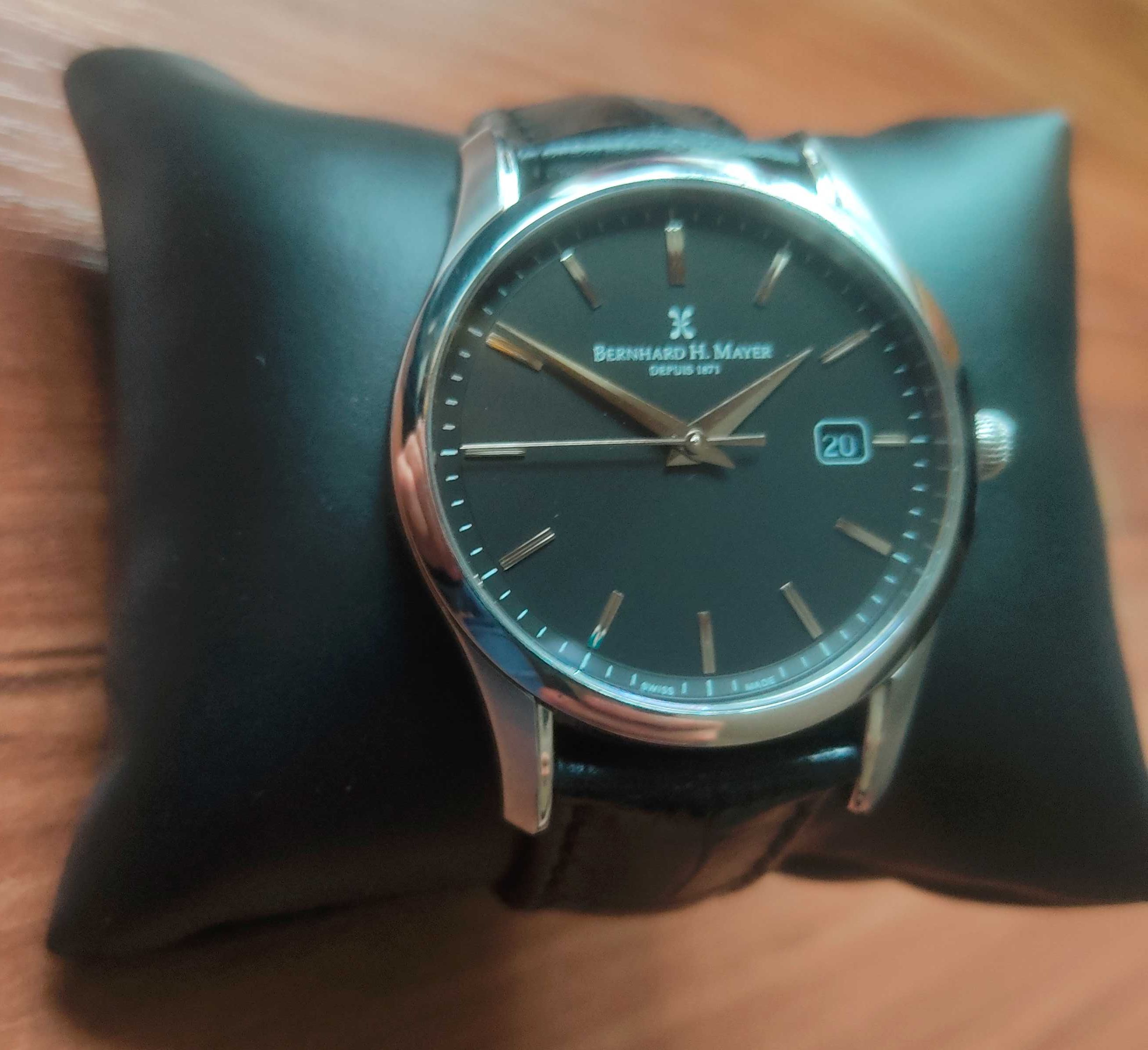 Bernhard H.Mayer Ouranos Noir часы мужские новые
