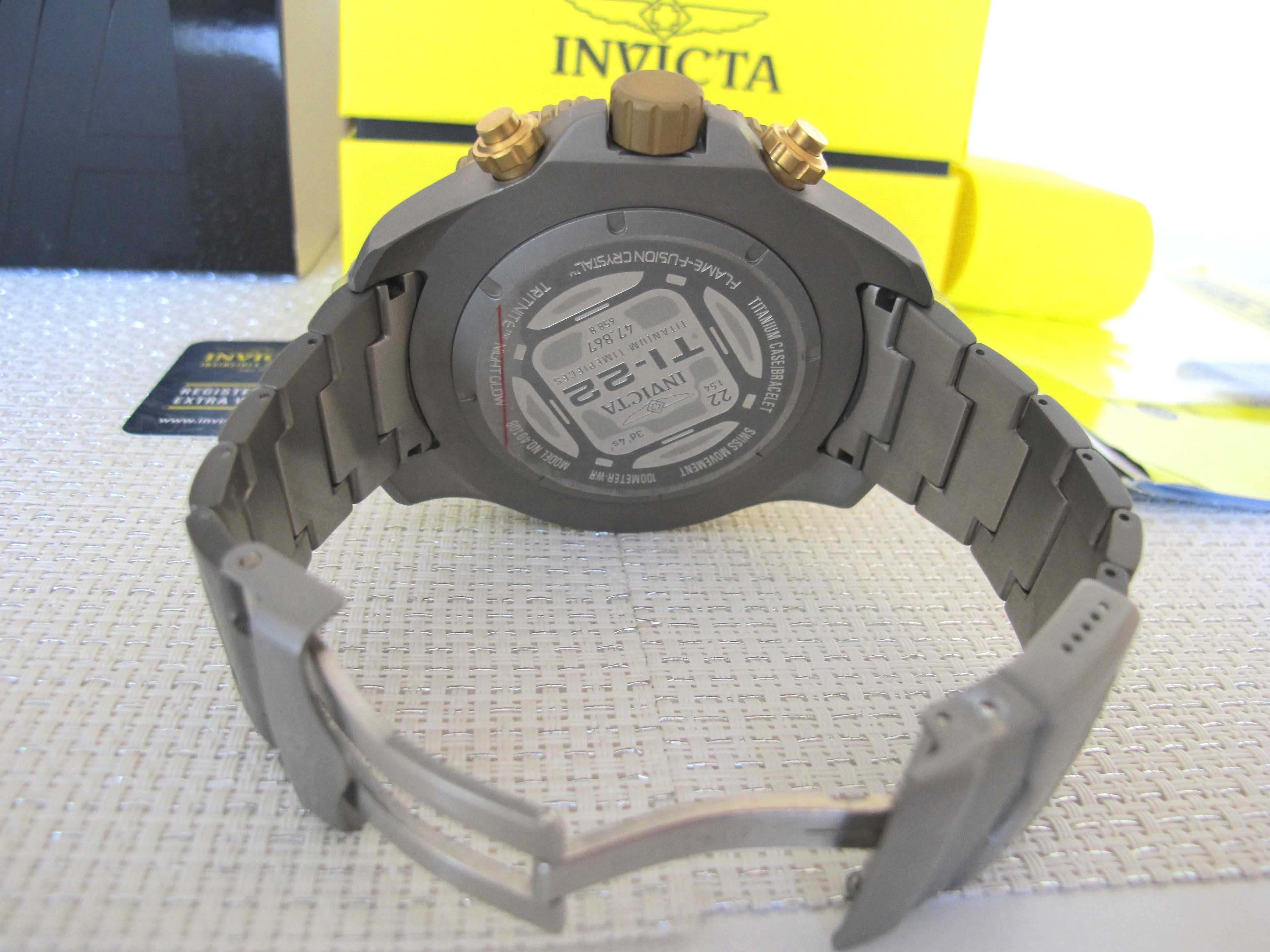 ПРОМО Invicta Titanium – Нов швейцарски брутален оувърсайз часовник