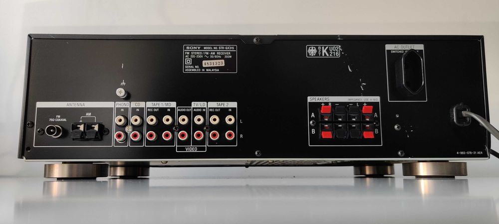 Sony STR GX 315 muzica