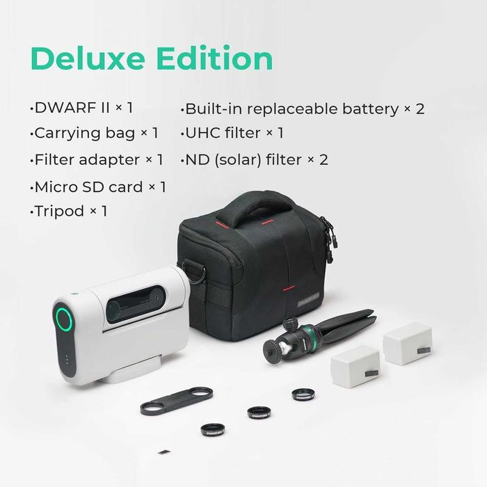 Telescop inteligent DWARF II Deluxe Edition,montura  GoTo