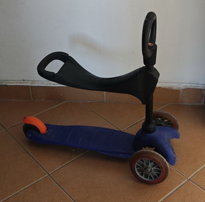 Тротинетка Mini Micro 3-в-1– син