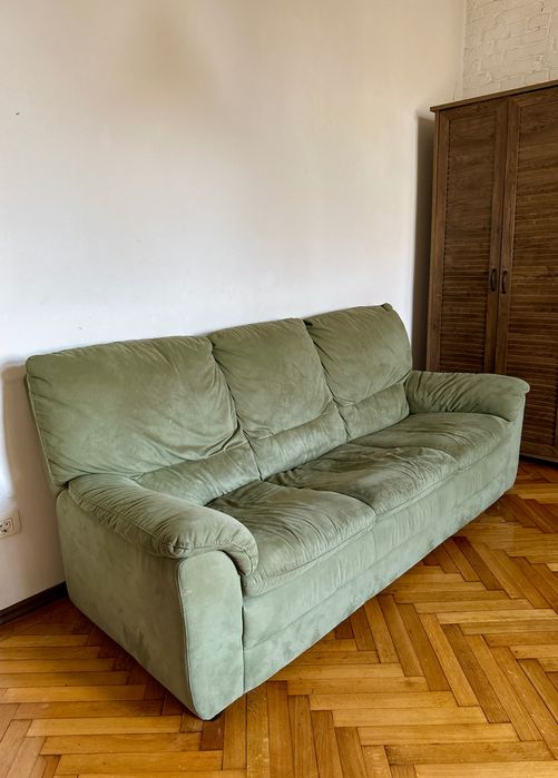 Canapea 3 locuri material de catifea, 205cm