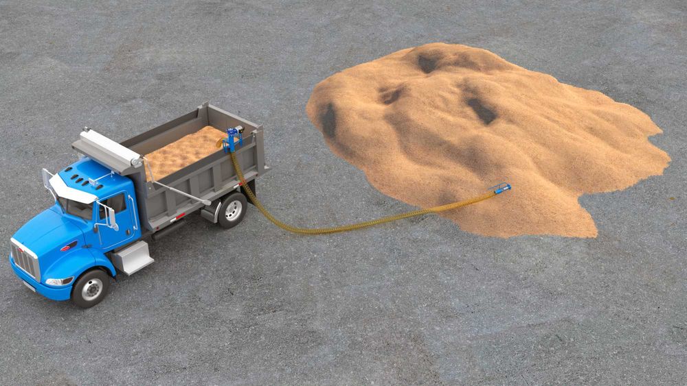 Șnec flexibil cereale 9m TMC 380V – Capacitate: max. 9 tone/h