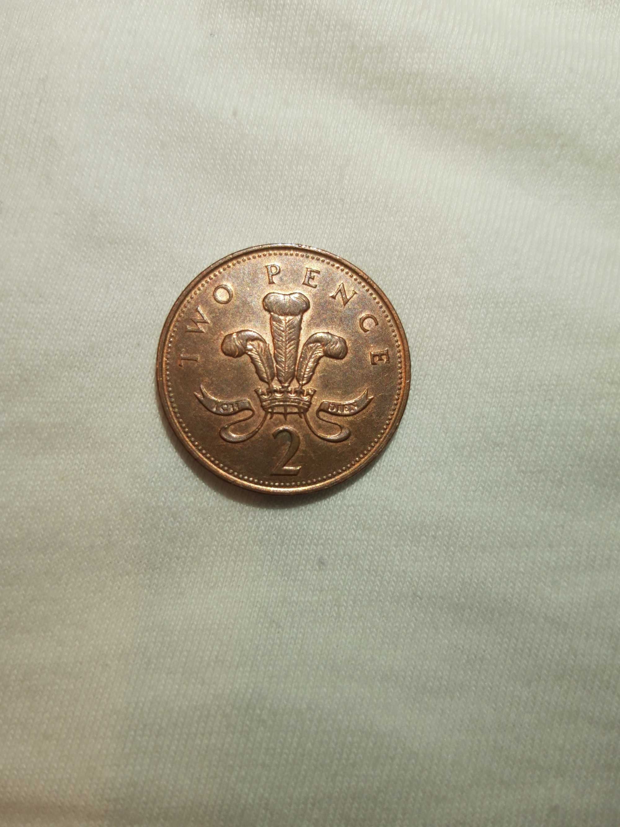 Moneda TWO PENCE Elizabeth 2