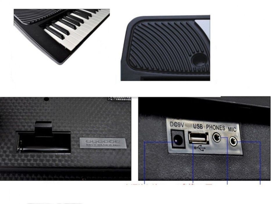 Orga electronica muzicala cu USB 54 de clape mare