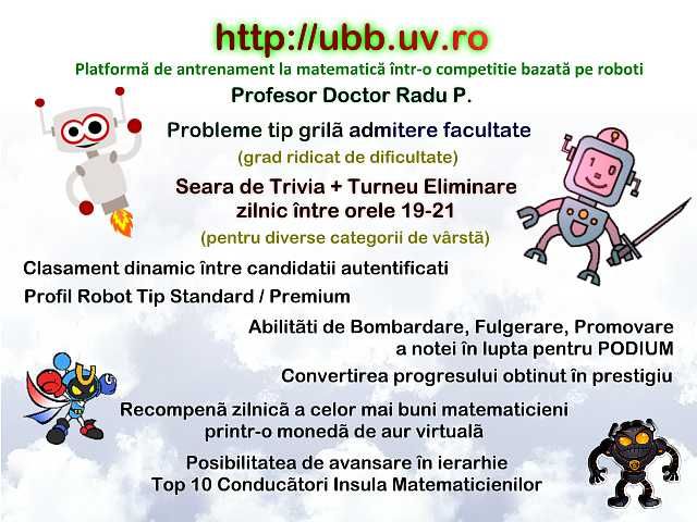 Prof.Dr. Matematică - meditații