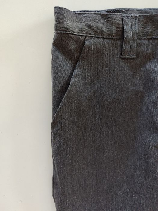 NOU Pantaloni gri, stofa, 12-13 ani