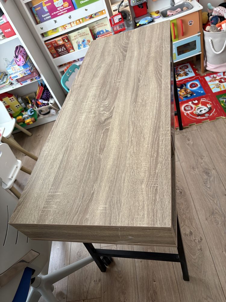 Бюро ABBETVED 48x120 цвят светъл дъб/черно