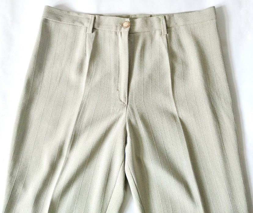 Новые летние светлые брюки с полоской, размер 46 (L)