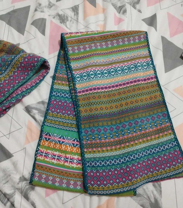 Set fular căciulă lână merinos damă