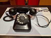 Telefon ebonita cu disc
