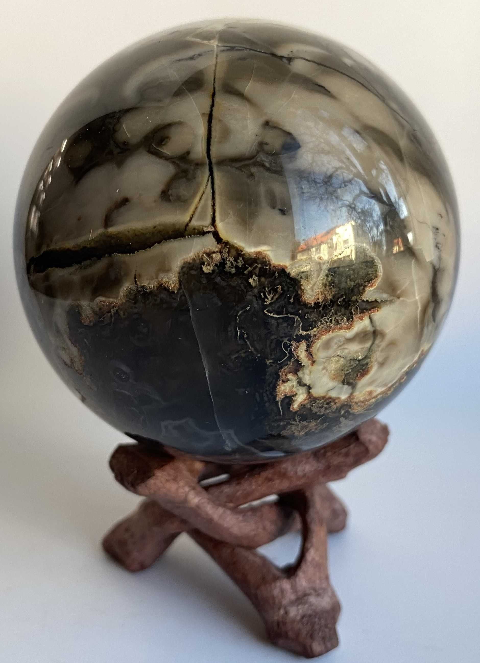 Cristale/Minerale - Agata Vulcanica - sfera piatra semipretioasa