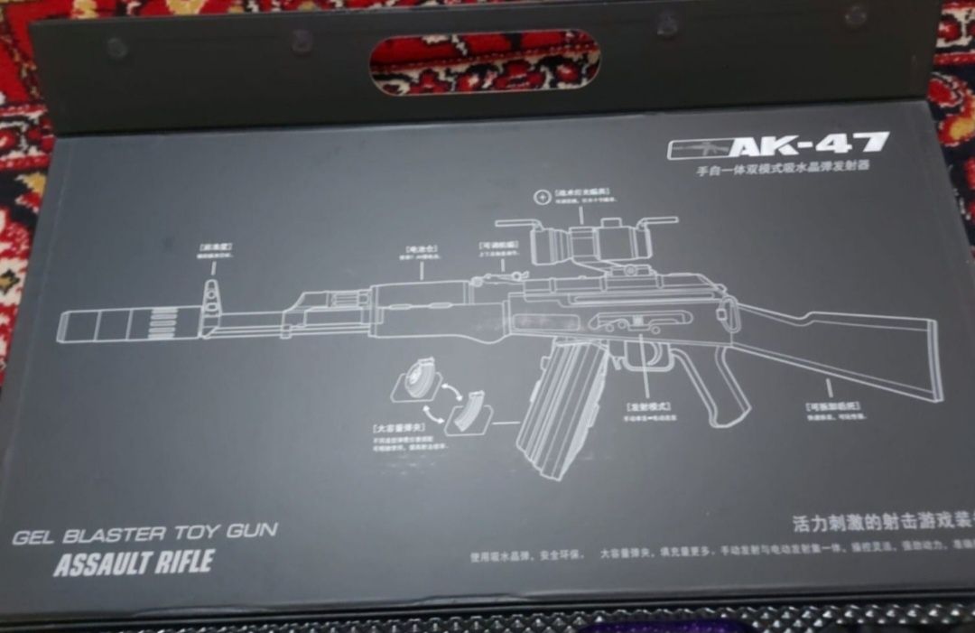 Автомат АК-47 орбибольный. Дерзкая игрушка