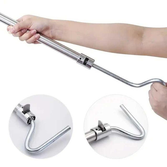 Set Cuțite Măcelărie 7 Piese + 1 Dispozitiv Tip Lasou Prindere Porci