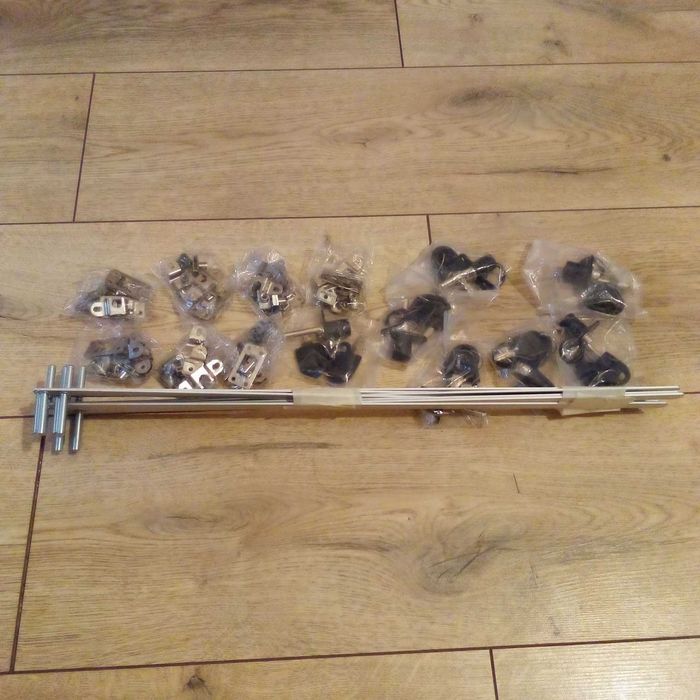 Замки для мебели. Центральный замок 50см. 7 штук