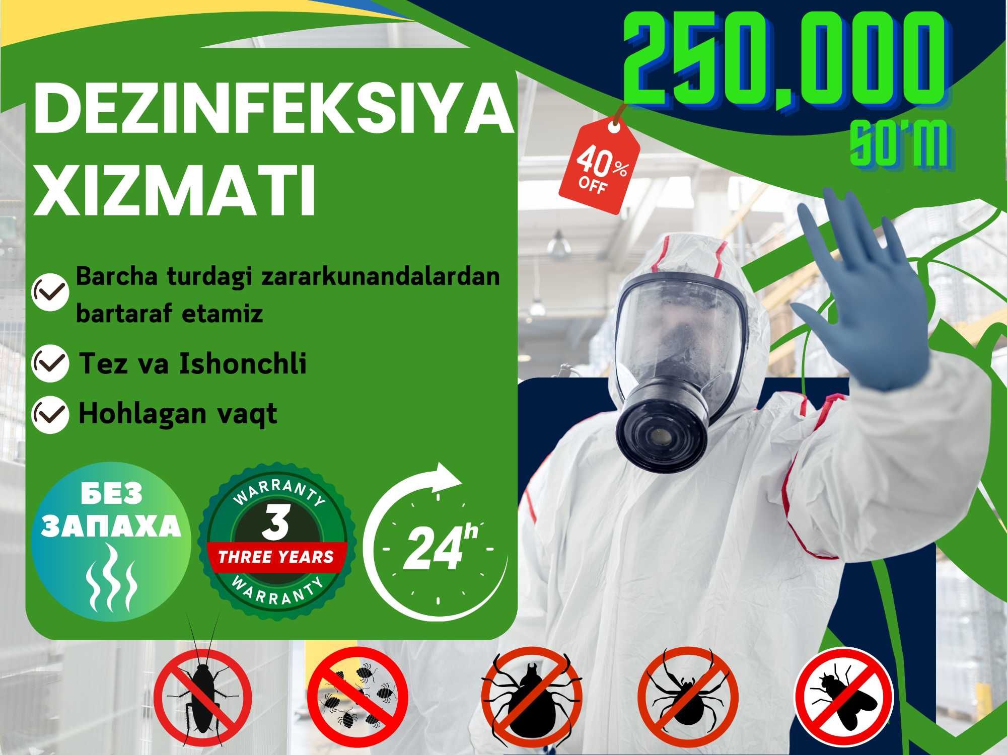 Dezinfeksiya klop tarakan Дезинфекция СКИДКИ до 40% от клопов клопы