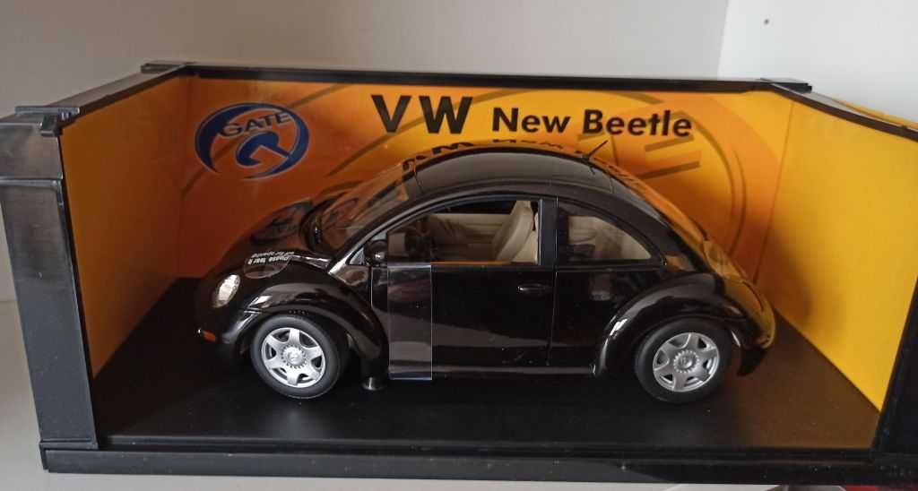 Macheta VW New Beetle 1995 negru - Gate/AutoArt 1/18 Volkswagen