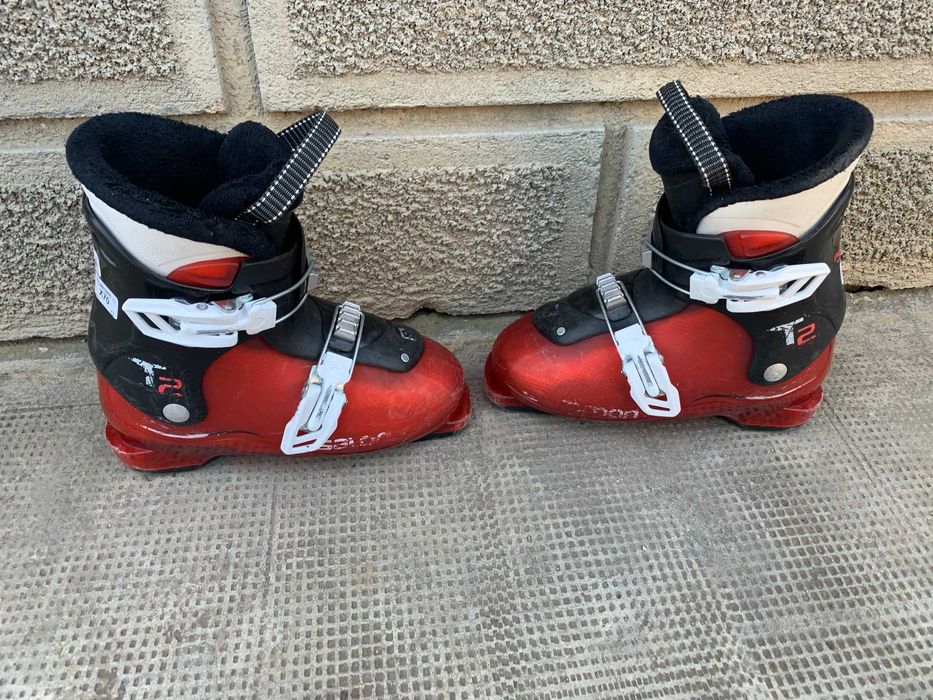 Clapari ski schi copii Salomon T2 marime EUR:33 Mondo:21