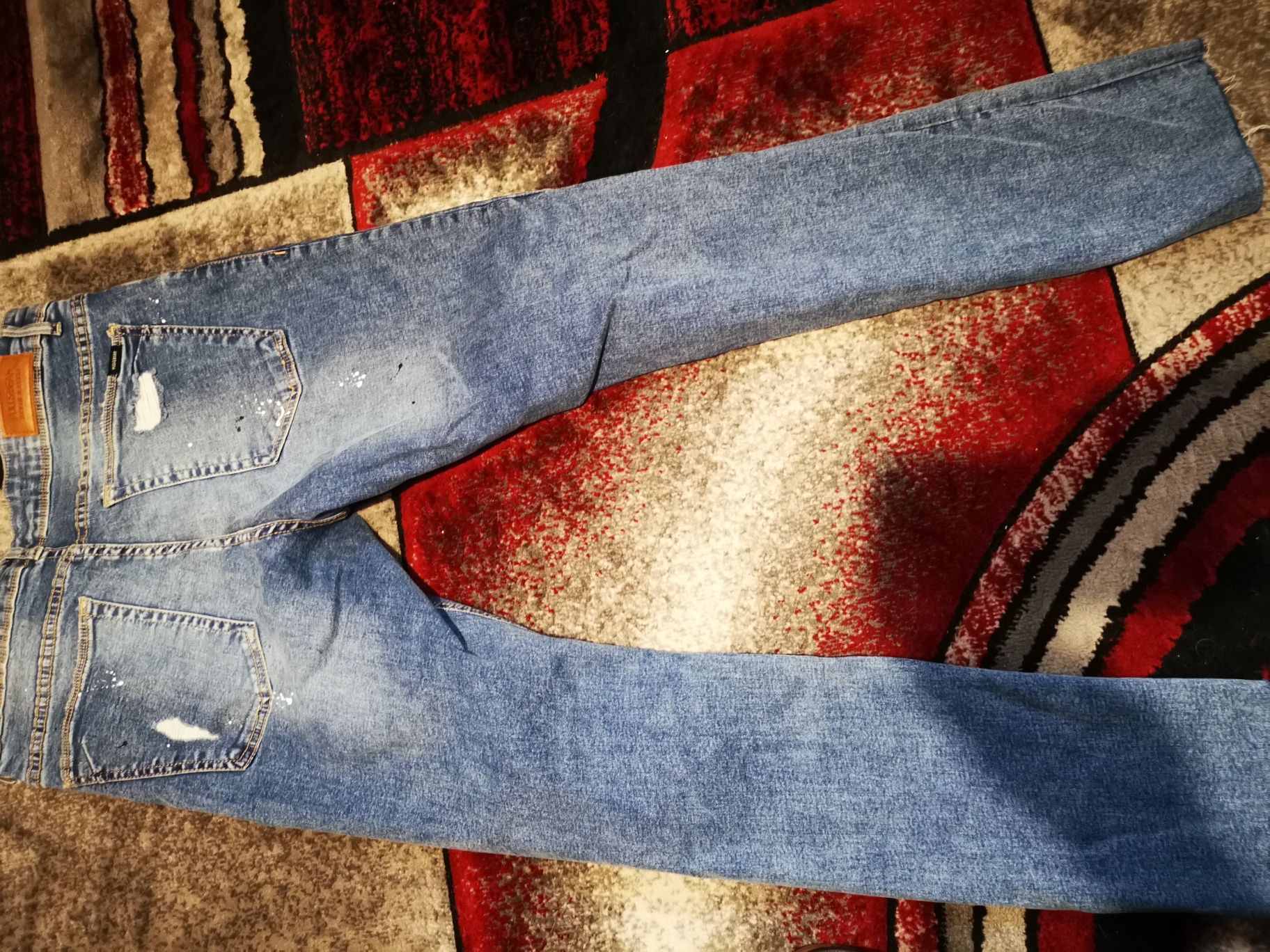 Blugi Barbati Pull Bear Club - Slim - Mărime 34