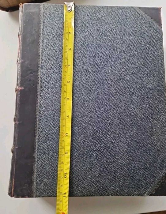 Antique   Pictorial Family Bible Biblia  (2 volume), 1852 , engleza