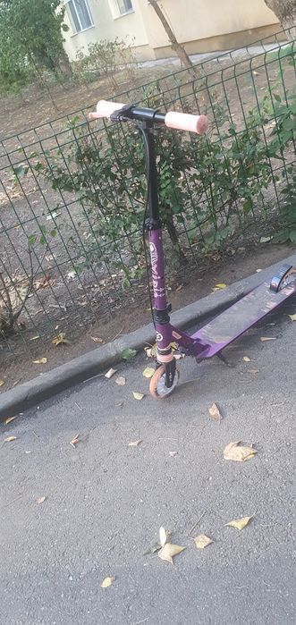 Trotinetă cu Suspensii şi Frâne pe Ghidon Mid 5 Violet Copii OXELO
299
