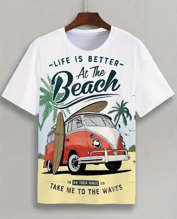 Мъжка цветна тениска