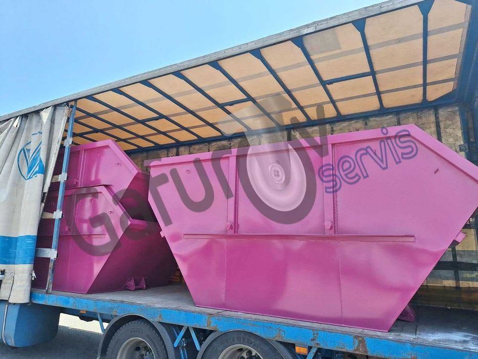 Метални контейнери за строителни отпадъци – 4 м³ / 5,5 м³ / 7 м³