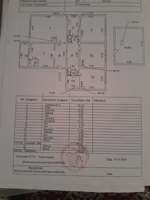 Apartament de vanzare, zona vile Tecuci