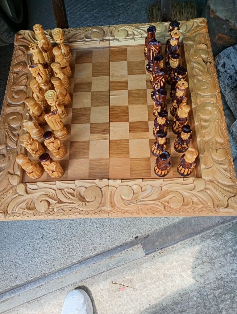 Tabla șah lucrata manual