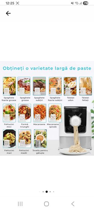 ¥ vanx mașină electrică de făcut pasta cu 13 forme diferite