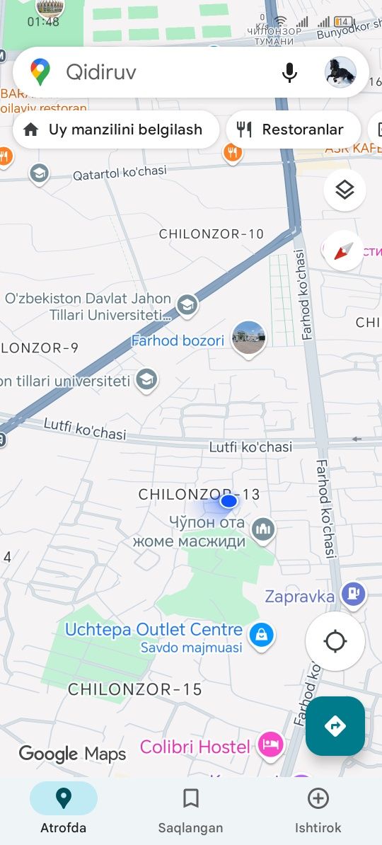 Kvartira chilonzorda: 2 xonali, 2-etajda, 4 qavatli dom