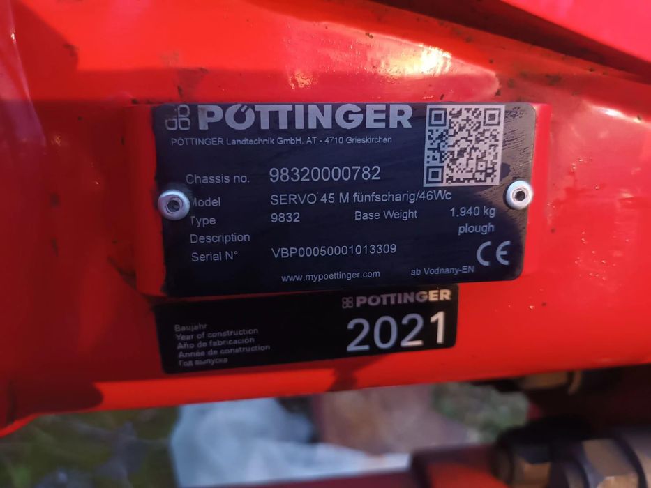Plug Pöttinger servo 45 M  cu 5 cormene