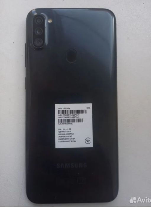 Srochna Galaxy A11 32gb sotiladi. Taqalgan narxi
