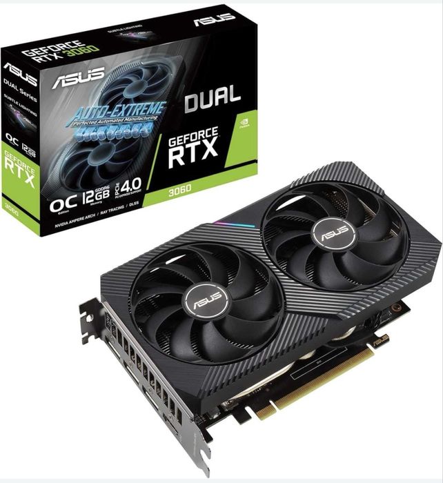 Placa video Asus GeForce RTX 3060 Dual OC, 12 GB GDDR6