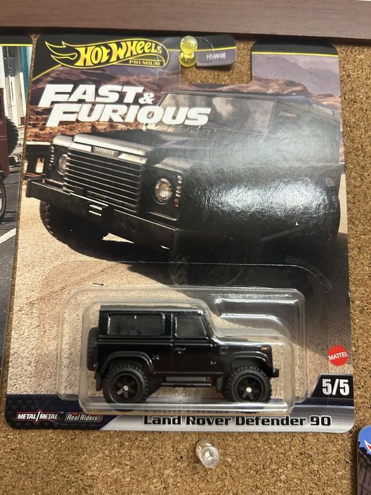 Hot wheels premium fast and furious set