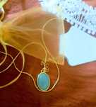 Colier nou cu saculet organza